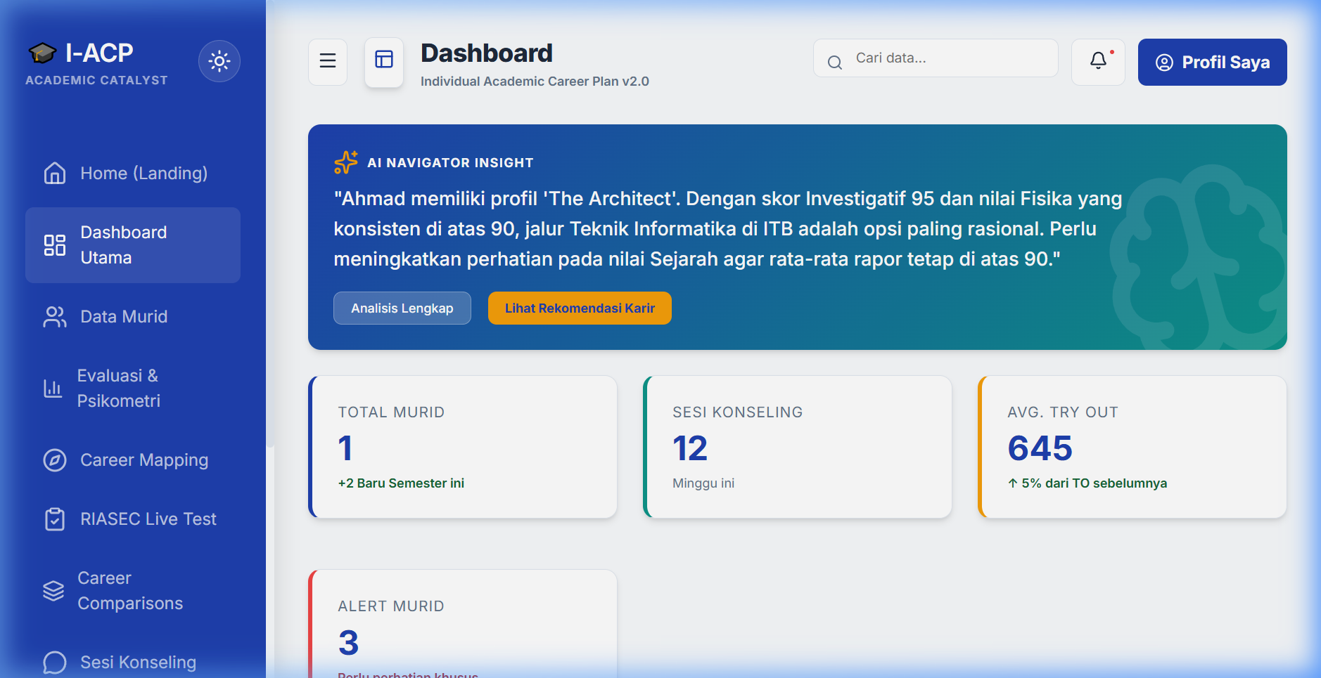 Teacher Dashboard